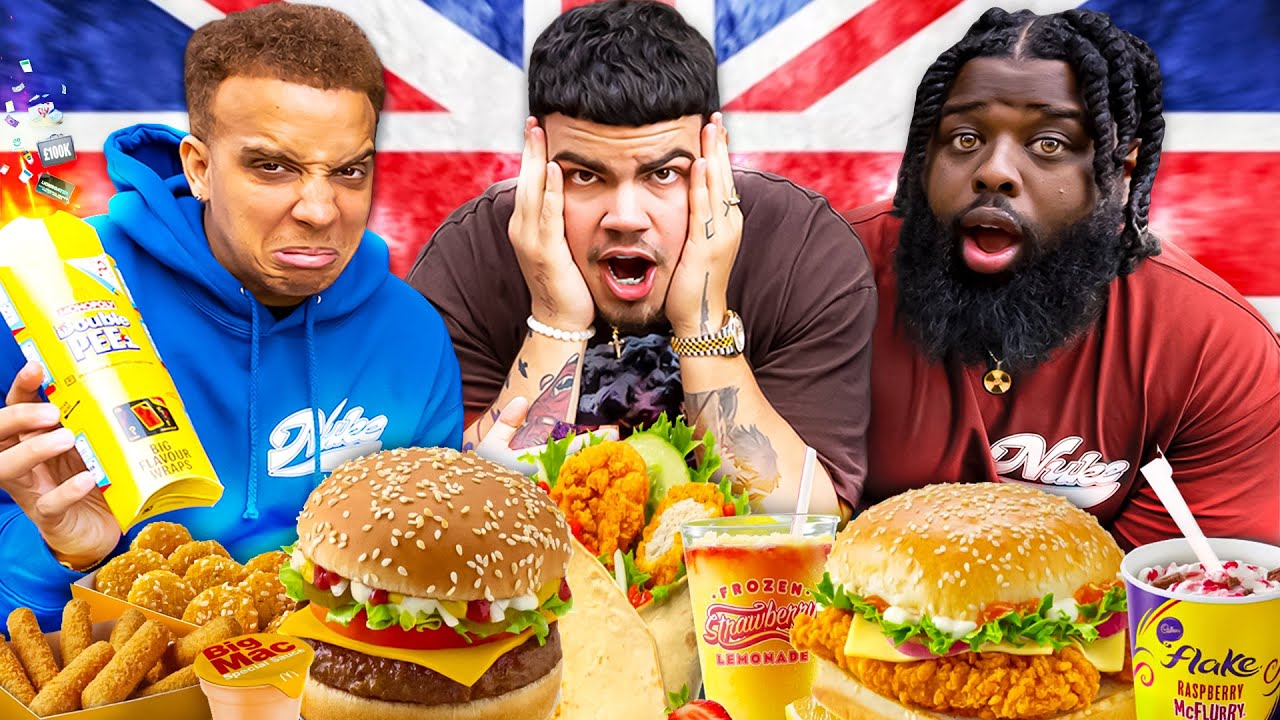 American Gamers Try BRITISH McDonald's 🍟