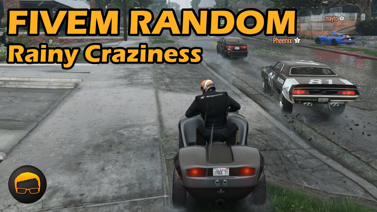 On Brand Cars In The Rain - GTA FiveM Random All №95