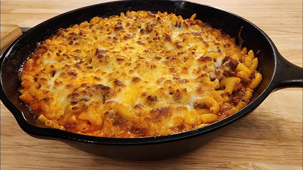 4 Ingredient Hamburger Casserole - Budget Comfort Food Weeknight Dinner - The Hillbilly Kitchen