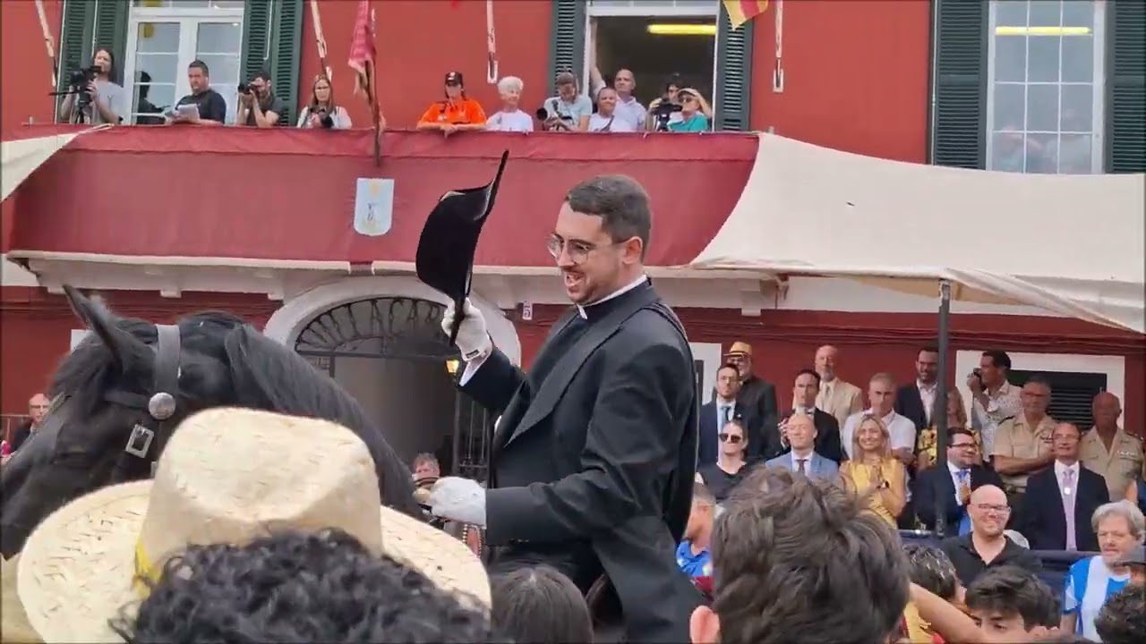 4º MOMENTOS DEL INICIO DEL JALEO DE LAS FIESTA DE SANT JAUME DE ES CASTELL 25 07 25