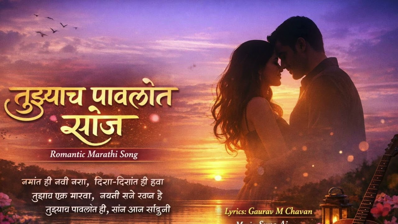 “तुझ्याच पावलांत सांज” | Romantic Marathi Song