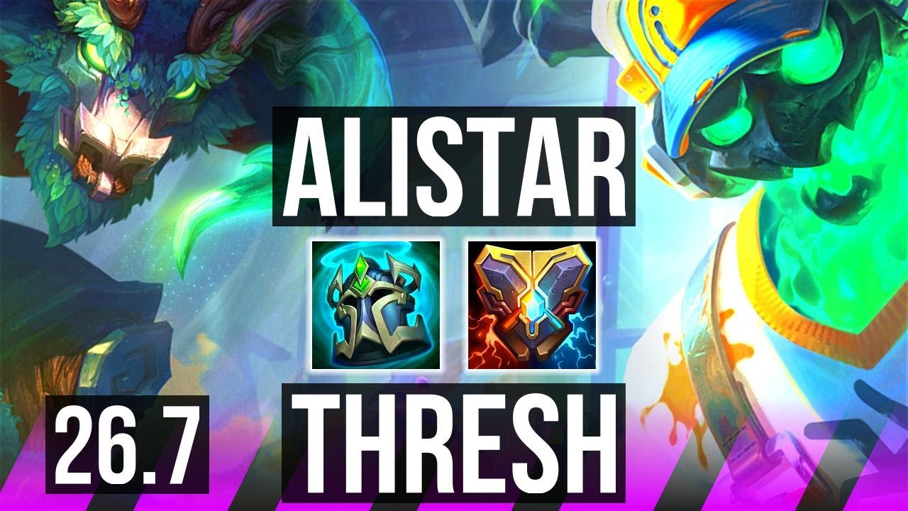 ALISTAR & Yasuo vs THRESH & Yunara (SUP) | Good KDA: 2/1/26 | NA Challenger | 26.7