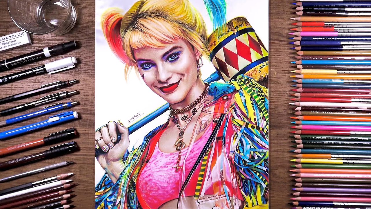 Drawing Birds of Prey: Harley Quinn | drawholic