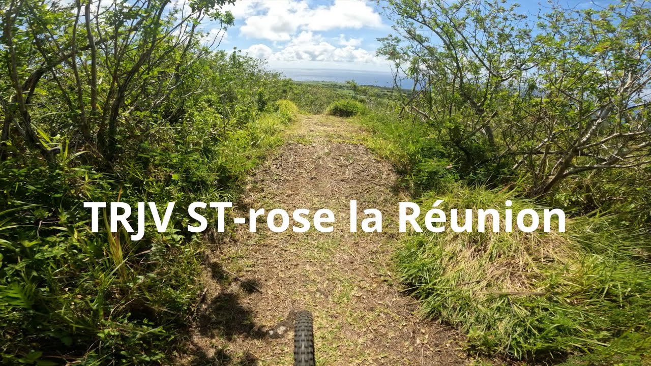 TRJV vtt sur la piste bleu à St-rose (la Réunion) !