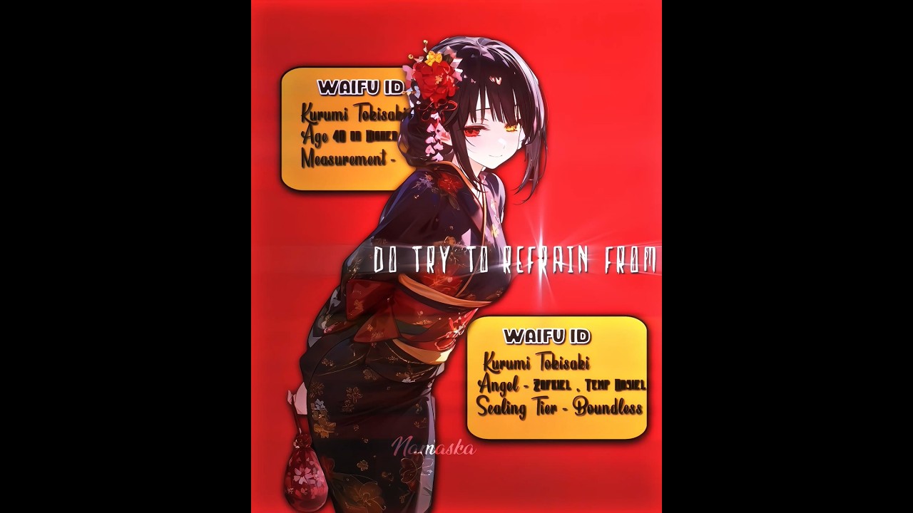 Frozy - Kompa Parano l Kurumi Tokisaki Edit l #kurumiedit #kurumitokisaki