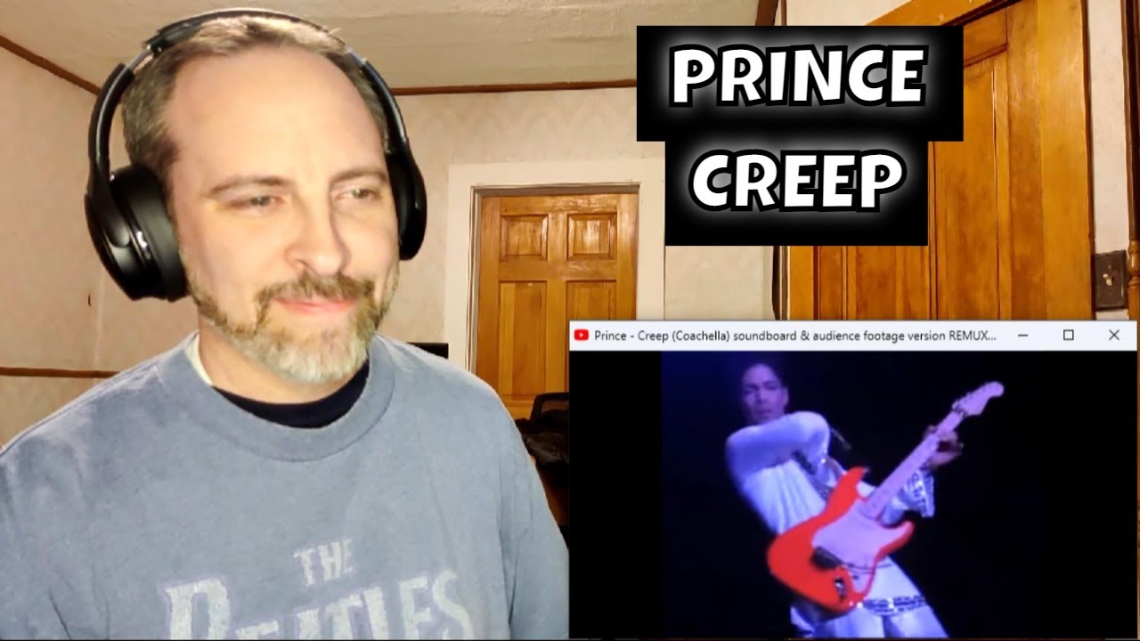 CREEP - PRINCE (кавер Radiohead на концерте Coachella) - Реакция *Первое прослушивание*