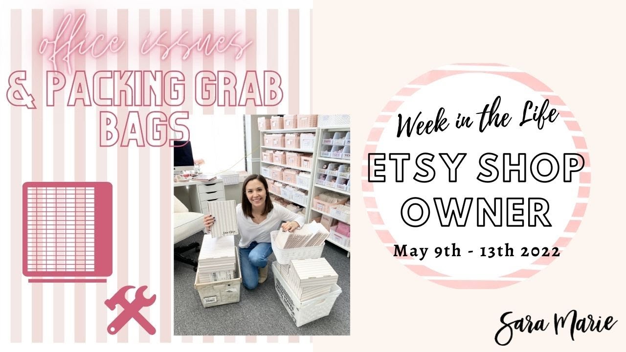 Downsides of Renting 🤦🏻&zwj;♀️ | Week in the Life of an Etsy Sticker Shop | Sara Marie Stickers |