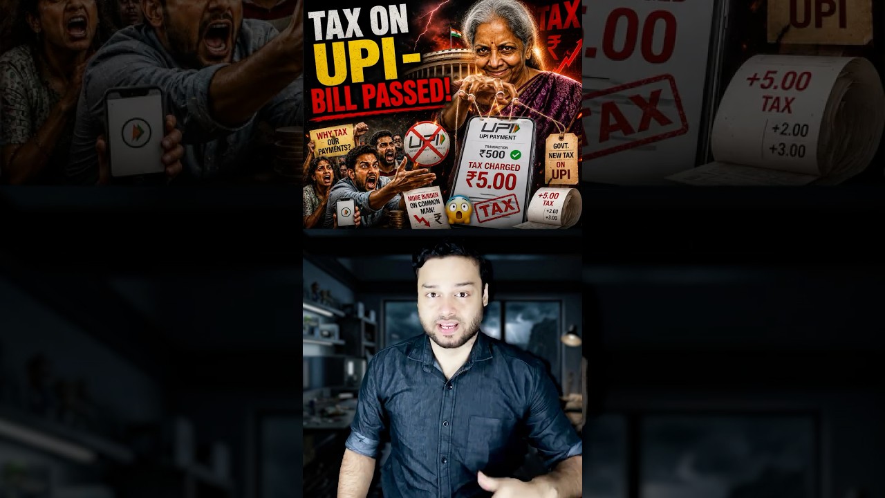 Finally, 'DIRTY TAX' on UPI - Bill Passed in Parliament in India #shorts
