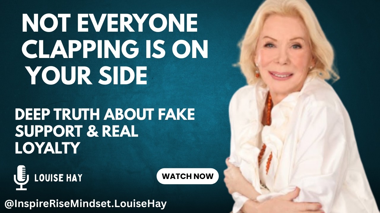 Not Everyone Clapping Is On Your Side | Deep Truth About Fake Support & Real Loyalty | Louise Hay