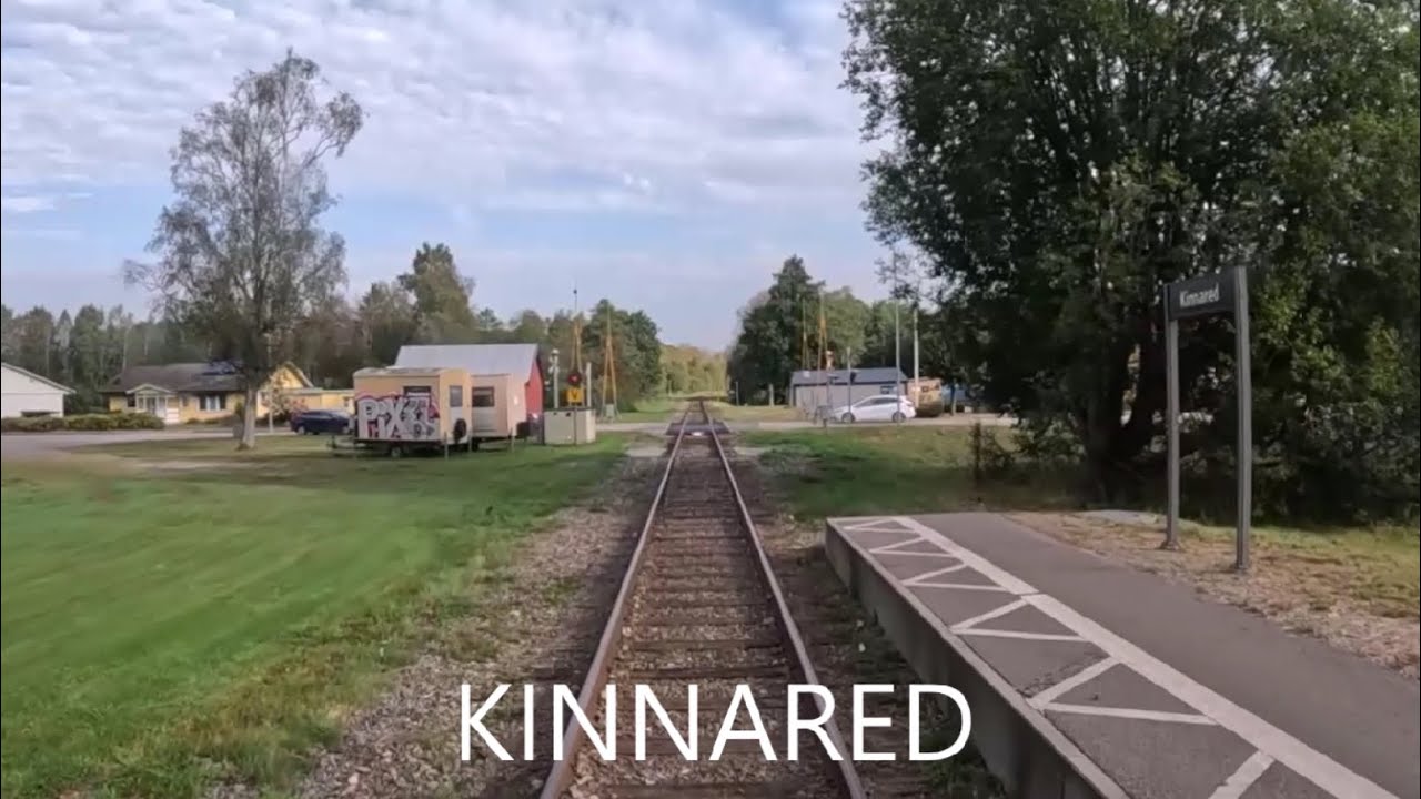 Train Drivers View. Kinnared - Landeryd (Tågdagarna i Landeryd 2024)