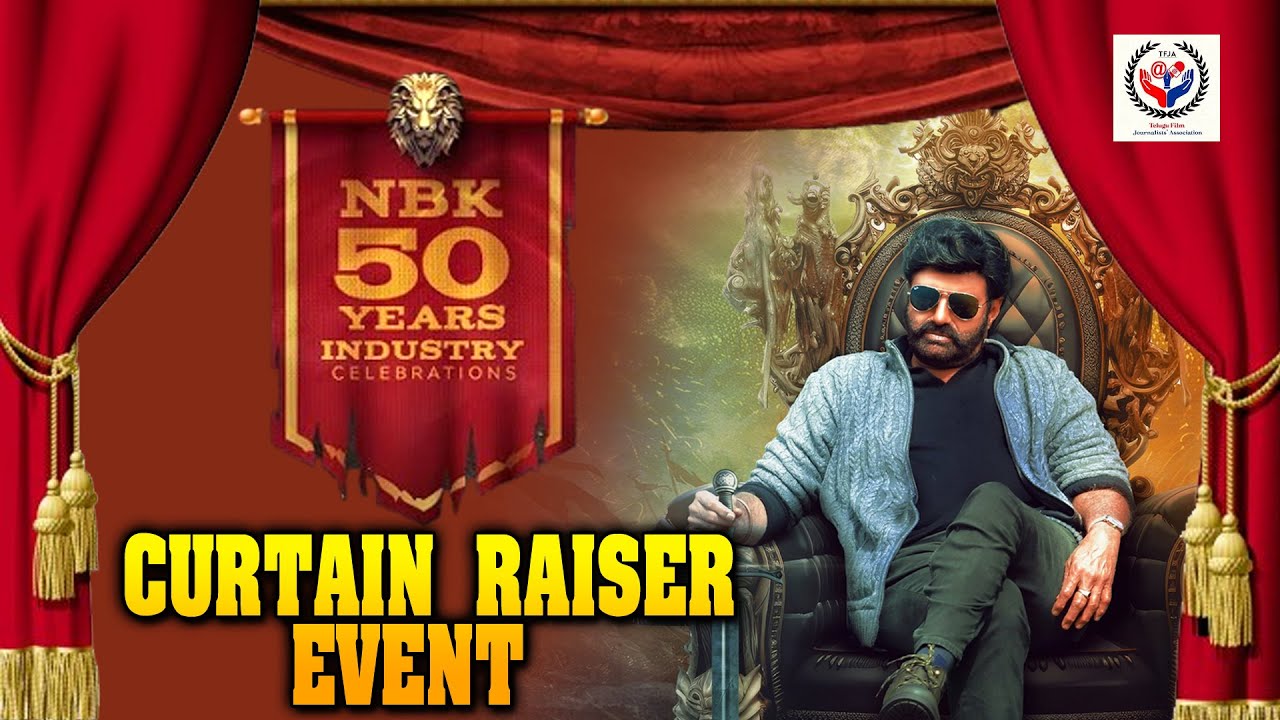LIVE : NBK 50 Years Curtain Raiser Event | Nandamuri Balakrishna | Manchu Vishnu | TFJA
