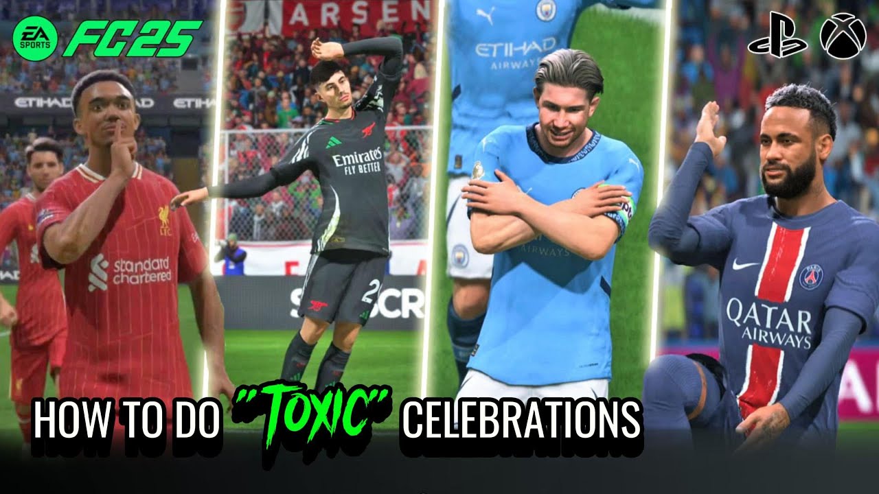 How to do Toxic celebrations in FC 25
