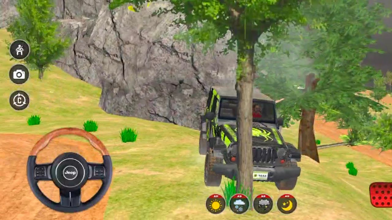 Cargo Jeep Drive the Following Finish area Android Simulator Game Play #simulationgame #gaming 
