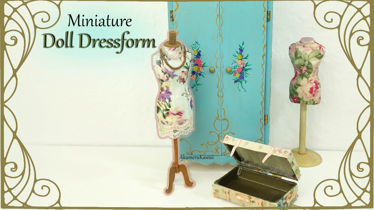 Easy Dress Form from Cardstock & Fabric - Tutorial