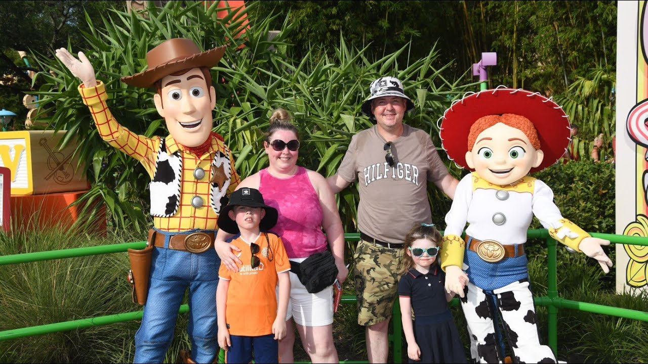 Meeting Woody and Jessie Toy Story