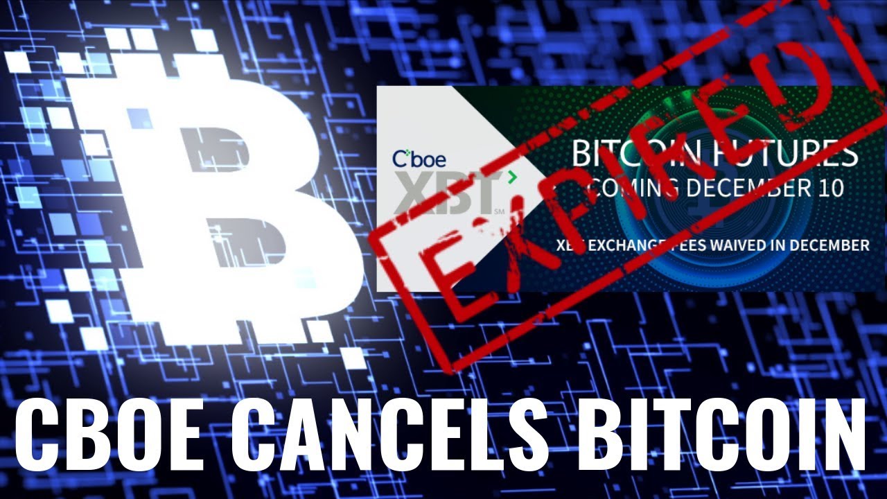 CBOE Cancels Bitcoin Futures