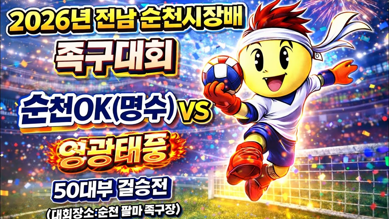 [결승전] 순천OK(명수) vs 영광태풍 | 2026 전남 순천시장배 족구대회 50대부