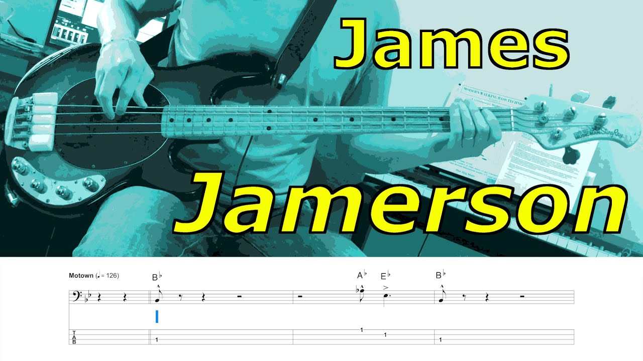 I Like Everything About You - James Jamerson's bass line (bass transcription/cover)