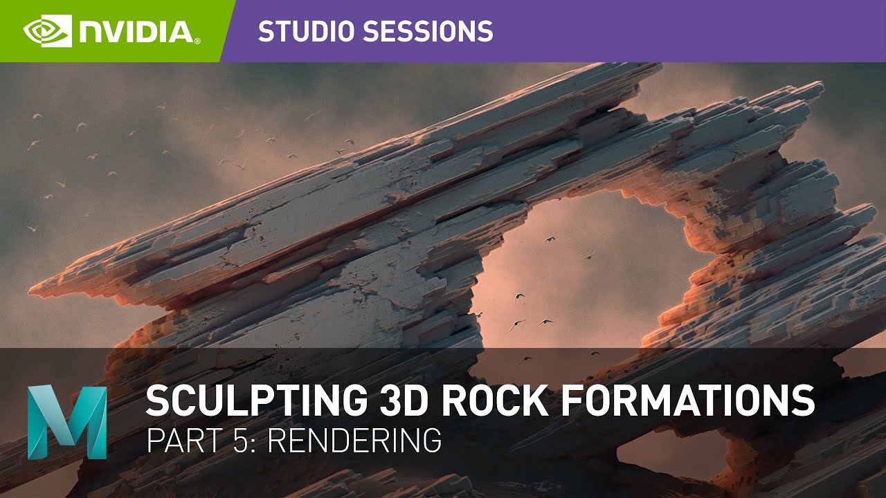 Sculpting Stunning 3D Rock Formations w/ Jonas Ronnegard | Part 5: Rendering