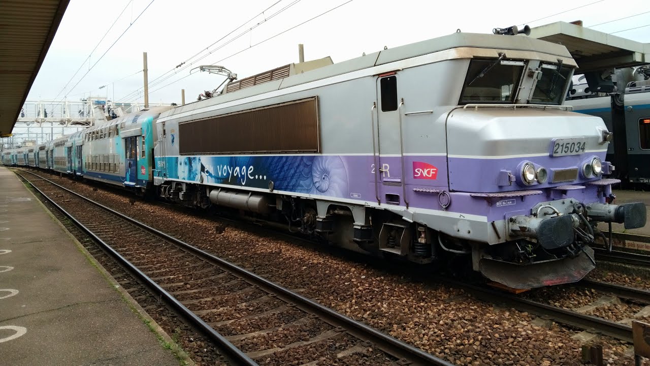 TER Normandie (NOMAD Train Citi) 🚂BB 15034R En Voyage➕🚋VO2N : Bréval➡️Paris Saint-Lazare + BONUS