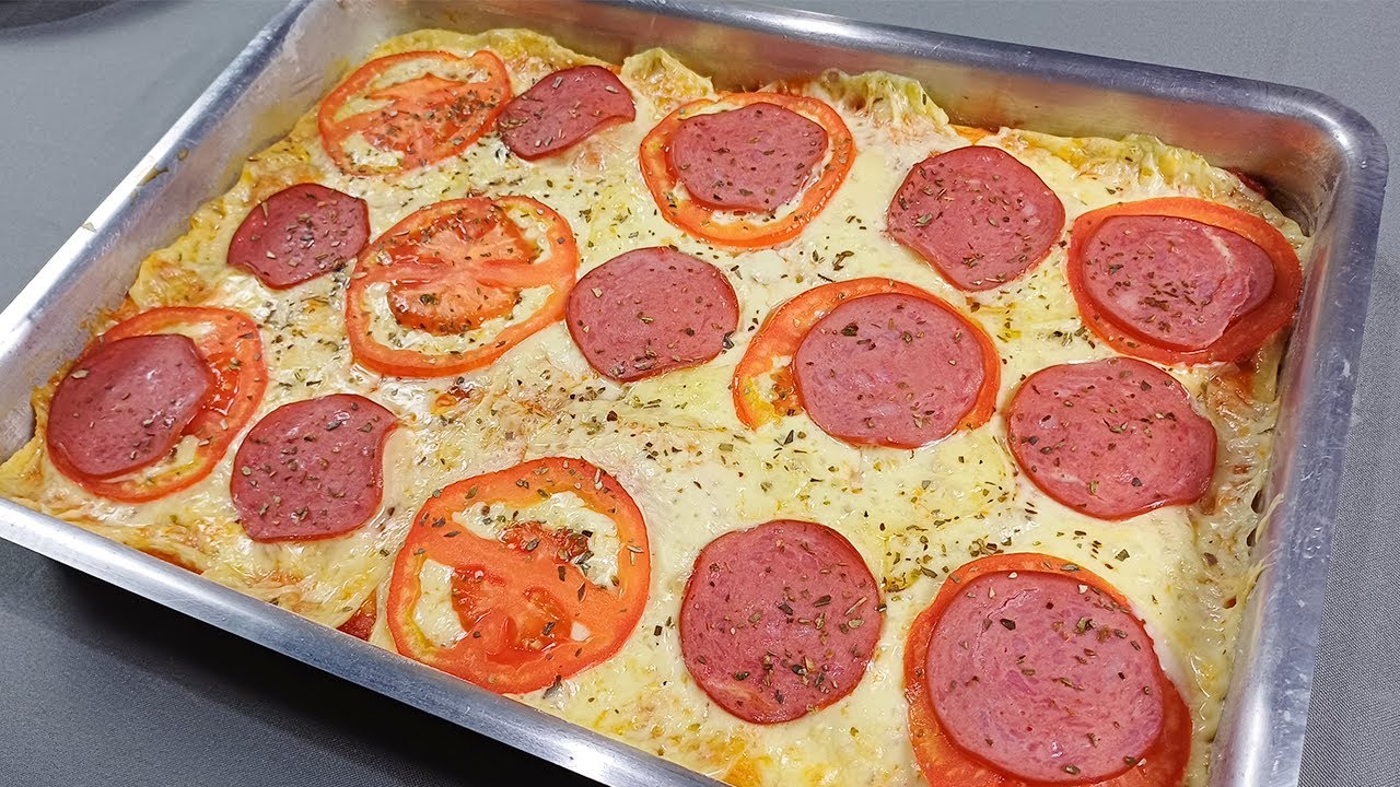 APRENDA A FAZER PIZZA FÁCIL / Rápido e saborosa