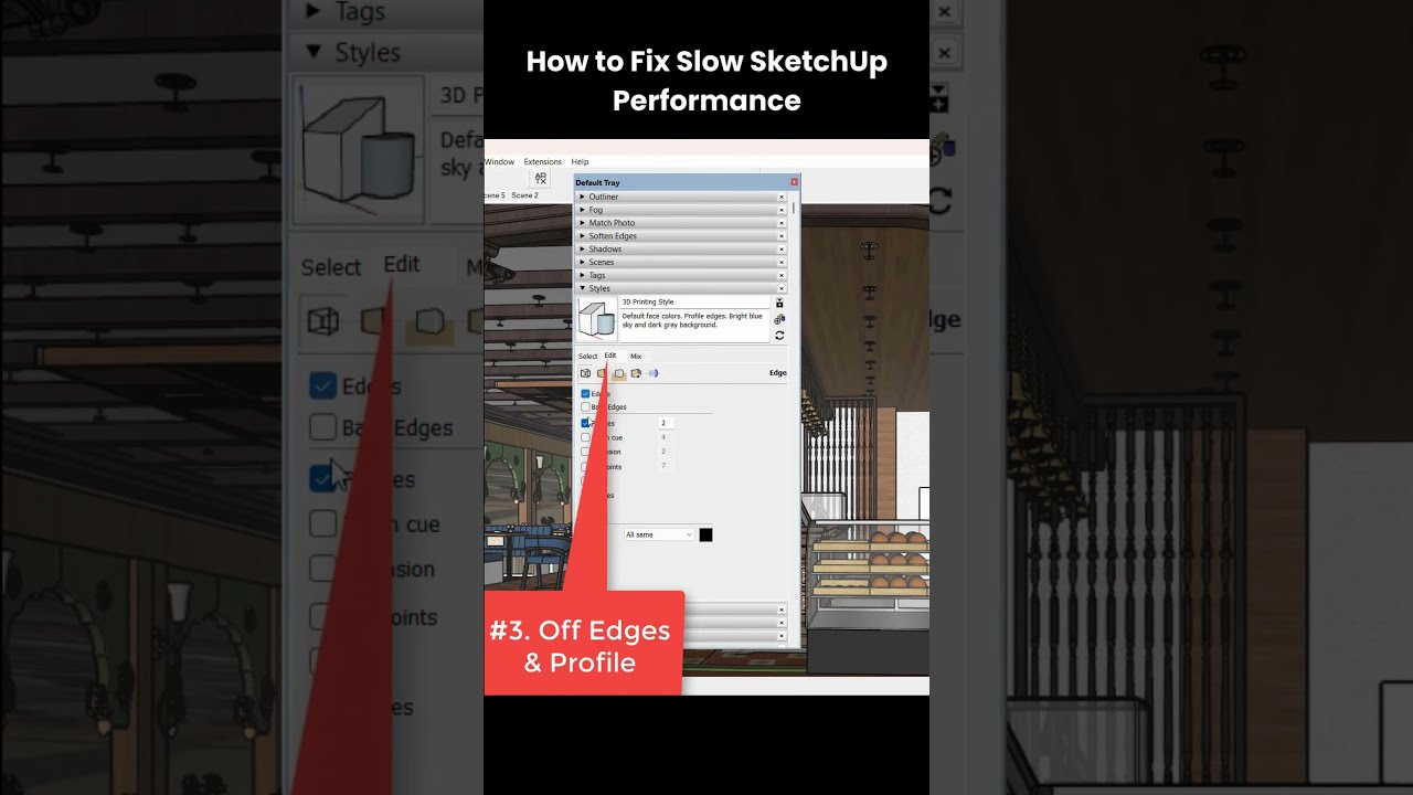 How to Fix Slow SketchUp Performance | Speed Up Your 3D Modeling