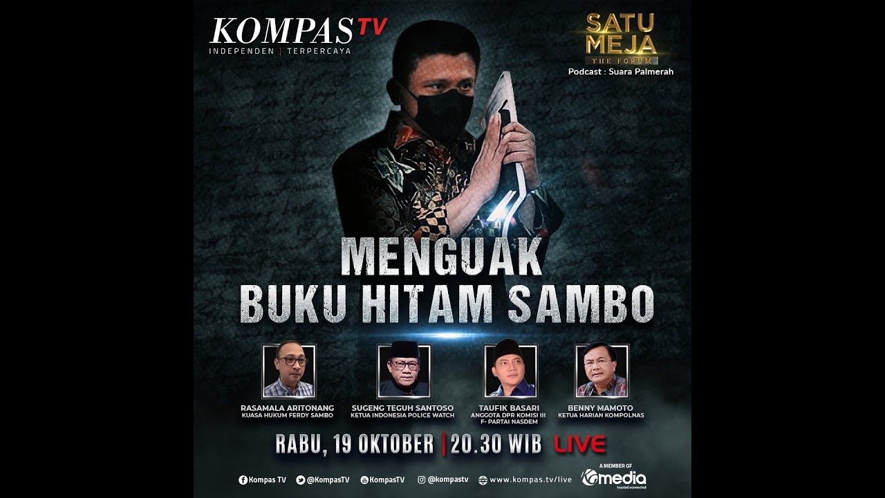 [Full] Menguak Buku Hitam Sambo - SATU MEJA