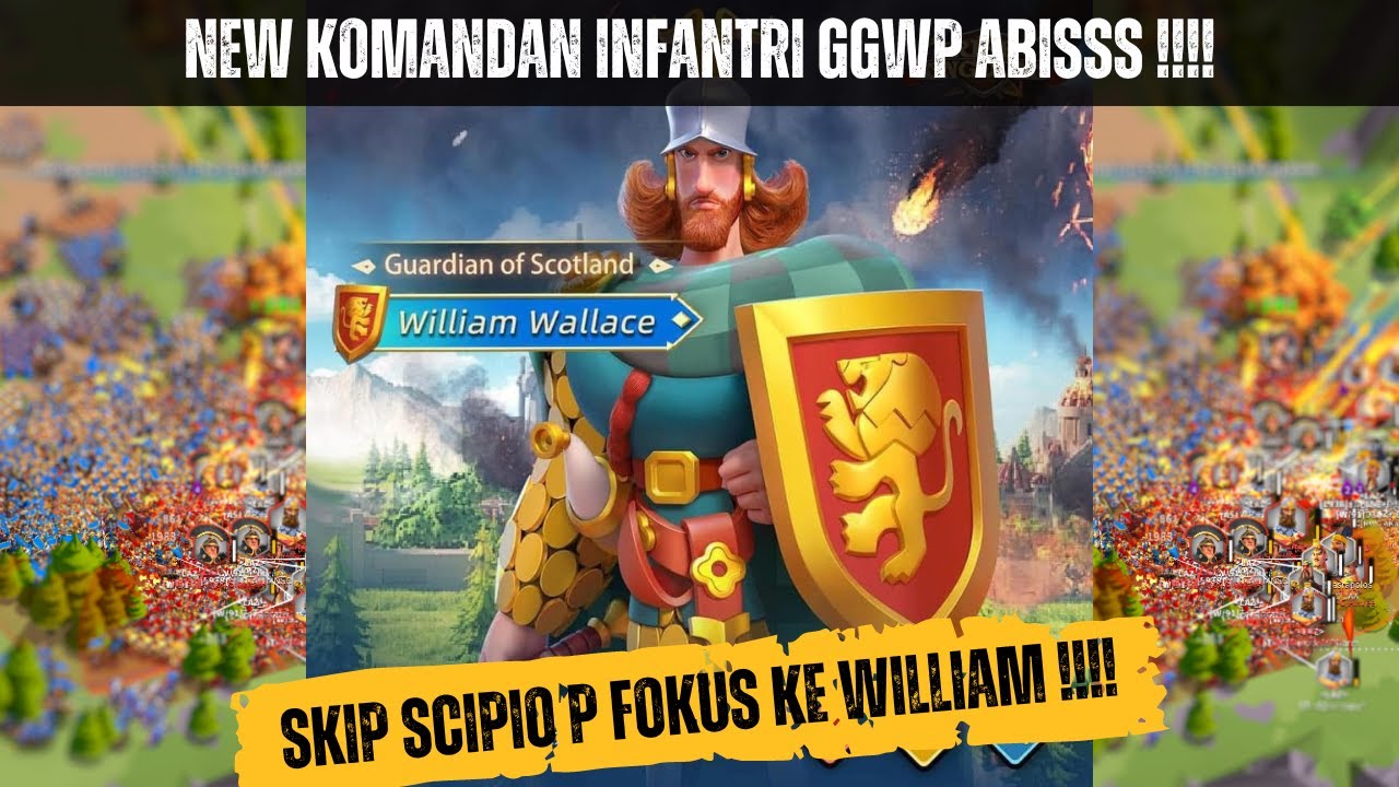 MEMBAHAS KOMANDAN INFA TERBARU WILLIAM WALLACE "GUARDIAN OF SCOTLAND"
