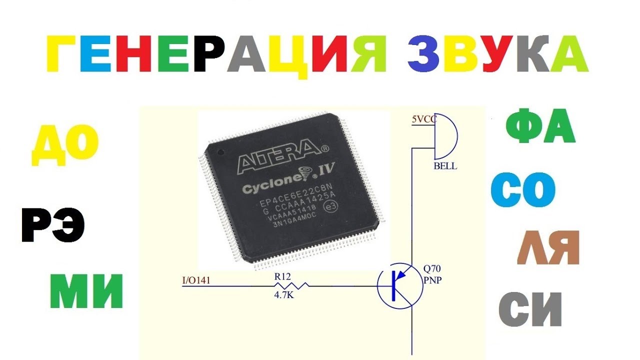 ПЛИС СОЗДАНИЕ ПРОЕКТА и ГЕНЕРАЦИЯ ЗВУКА