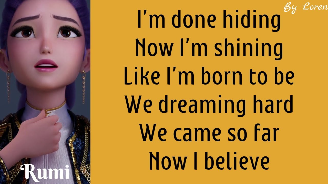 HUNTR/X - Golden (Lyrics Rom/Eng) KPop Demon Hunters (Soundtrack from the Netflix Film)