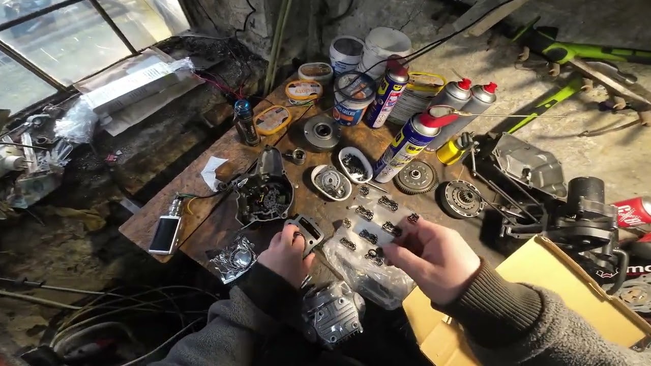 Unboxing części do silnika 72cc z NAPRAWSKUTER