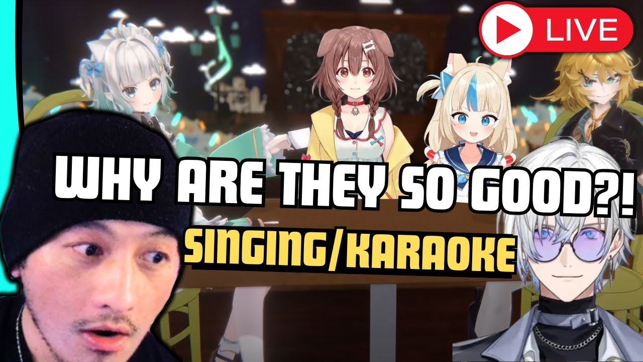 REACTING TO DIFFERENT VTUBER SINGERS FOR THE FIRST TIME! | HIGHLY UNDERAPPRECIATED TALENTS
