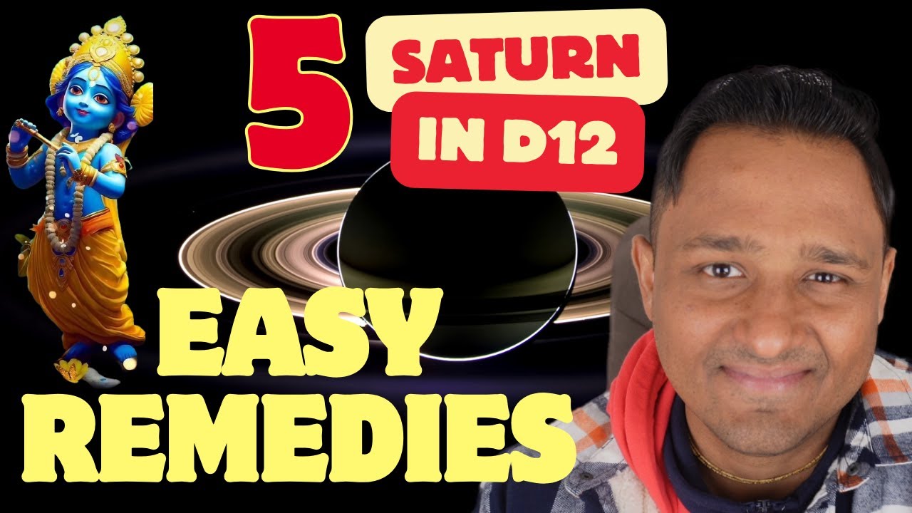 Untold Secrets of Saturn in the D12 (Dwadashamsha Chart) - Hidden cause of suffering in life #saturn