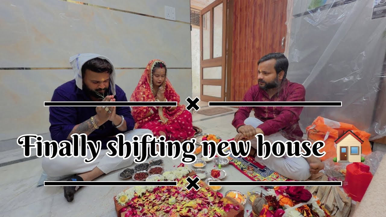 Finally shifting new house 🏡❤️