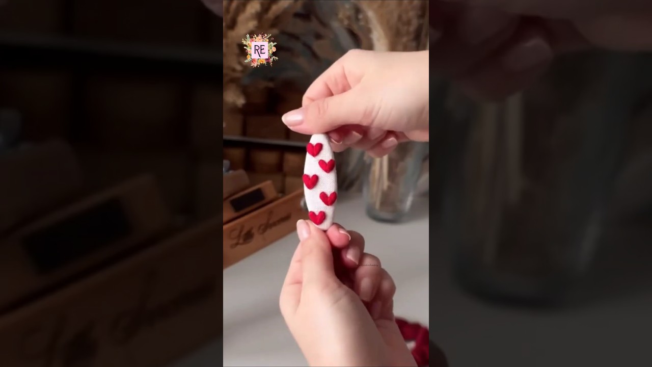 Tiny heart embroidery, mini heart embroidery, mini heart shape embroidery  