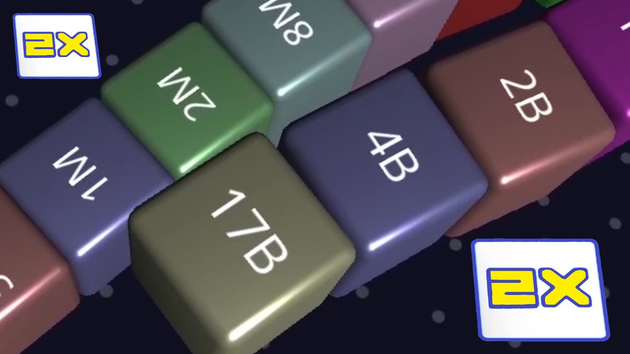 Cube 2048.io Game 🎲 A NEW GAME  🎲 CUBES SNAKE 2048.io Gameplay