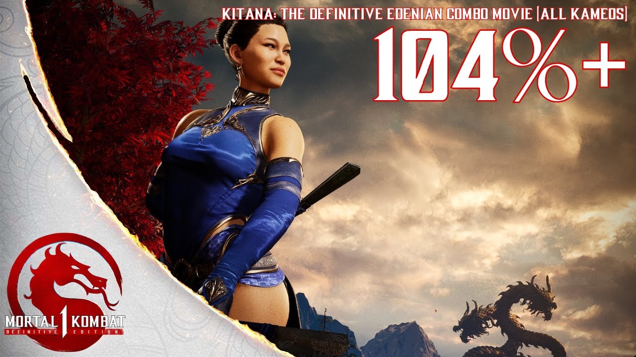 MK1 - Kitana Best New Combos (ALL KAMEOS)