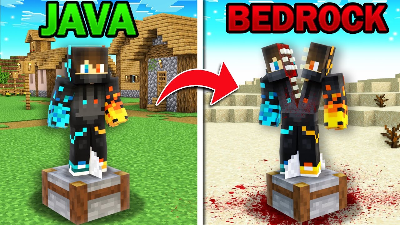 70 Minecraft Java Vs Bedrock Facts! 😎