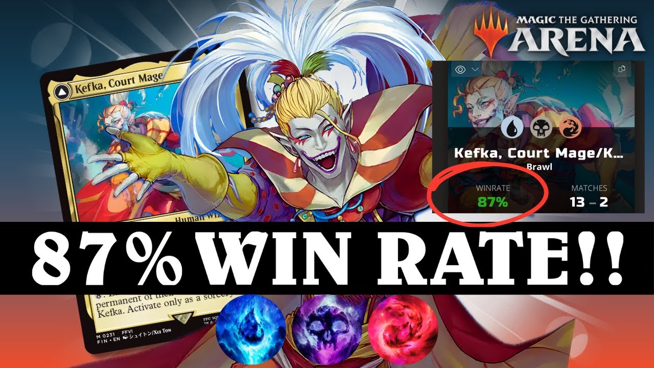 【Historic Brawl Deck】😈🥶😡|  I'm gonna blow it all up! | Kefka, Court Mage / Kefka, Ruler of Ruin