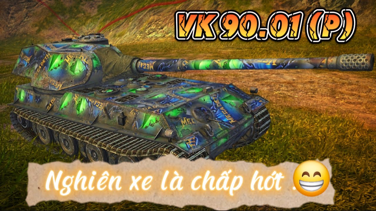 VK 90.01 (P) - Bất tử khi được nghiên xe - World of Tanks Blitz ( WoT Blitz )
