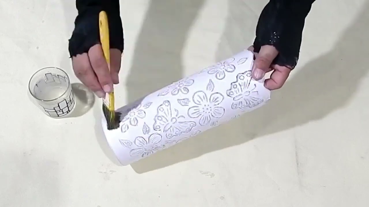 Video Aula Luminária de PVC Froral