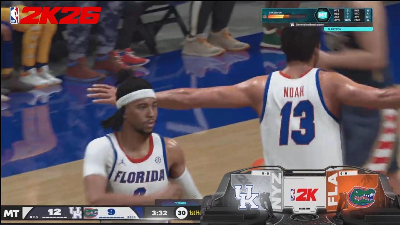 BOOGIE fland joakim noah & the florida gators alumni tried to put up a fight but myTEAM was TOOMUCH