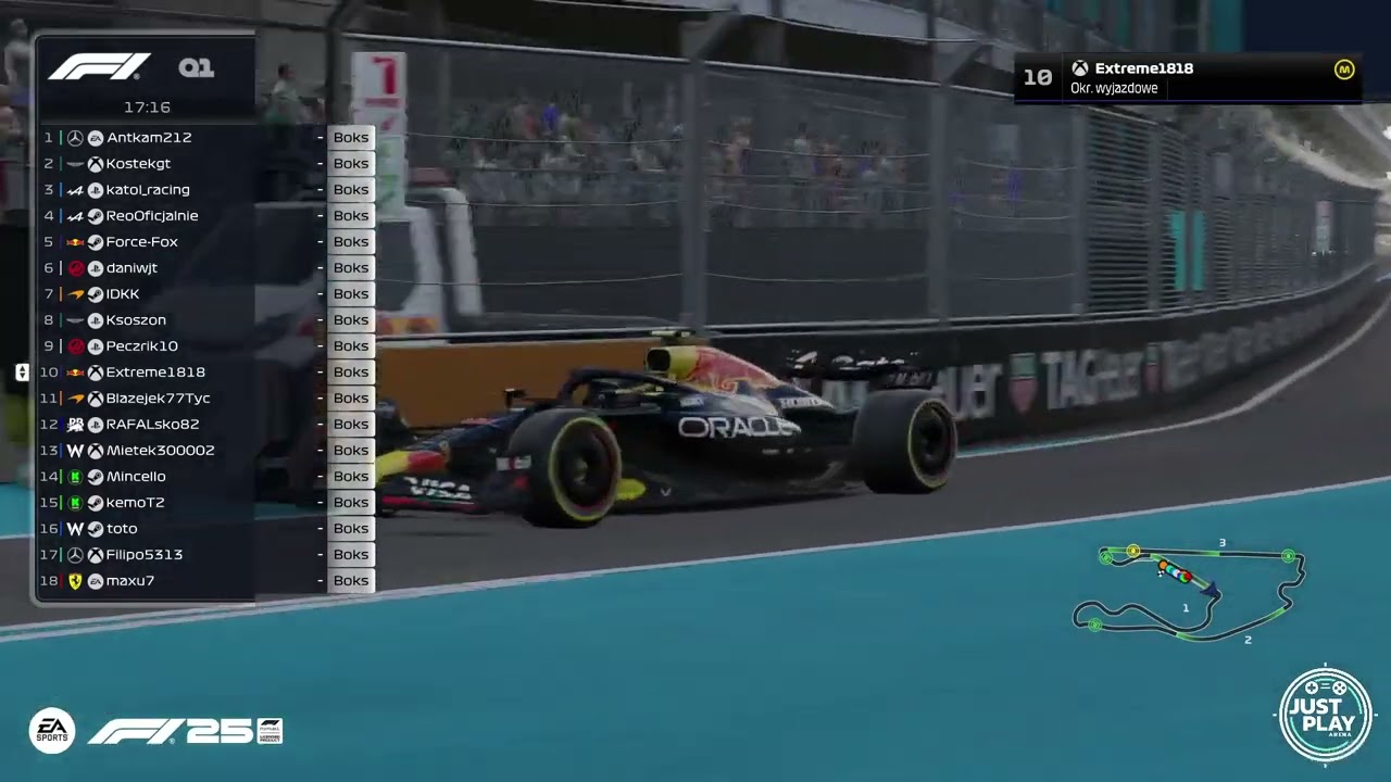 Liga F1 25 JPA 🏁 Runda 3 - Mystery GP ✅ Split F3 🚦🚦🚦