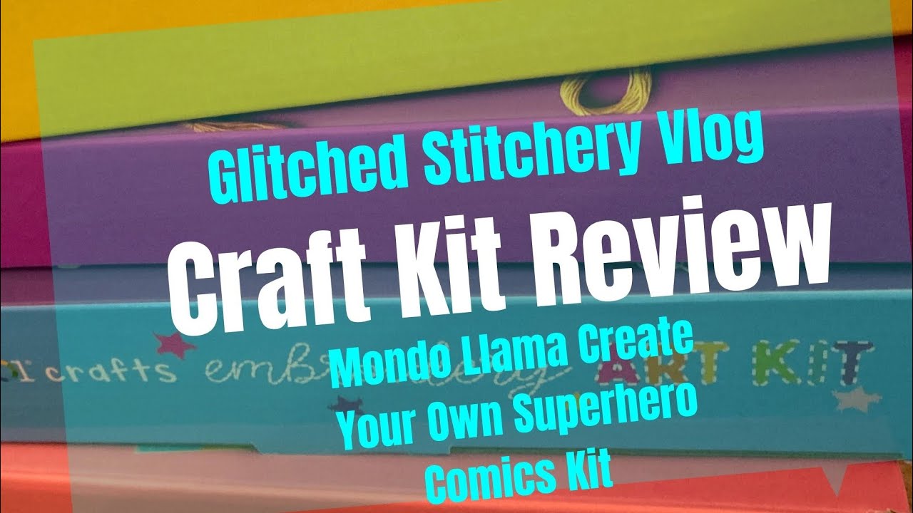Craft Kit Reviews: Mondo Llama Create Your Own Create-Your-Own Superhero Comic Books Kit