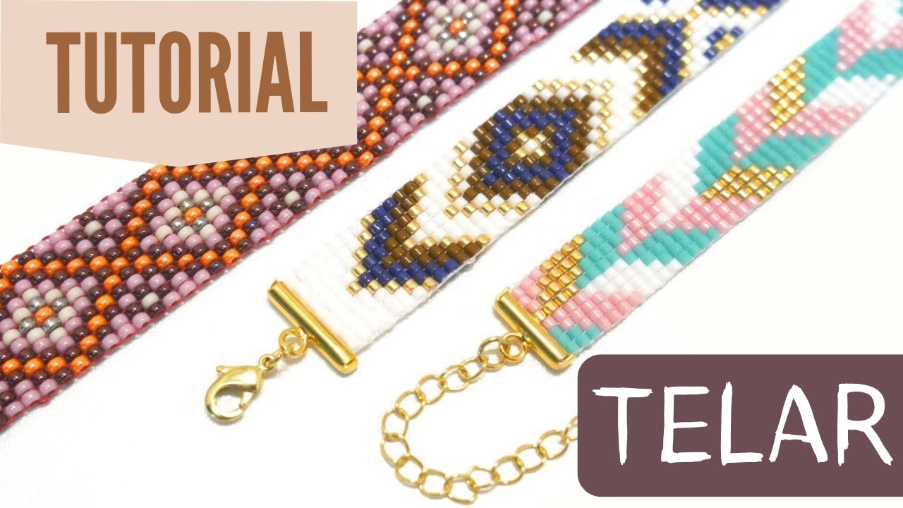 Tutorial Pulsera con Miyuki Delica utilizando el Telar para abalorios