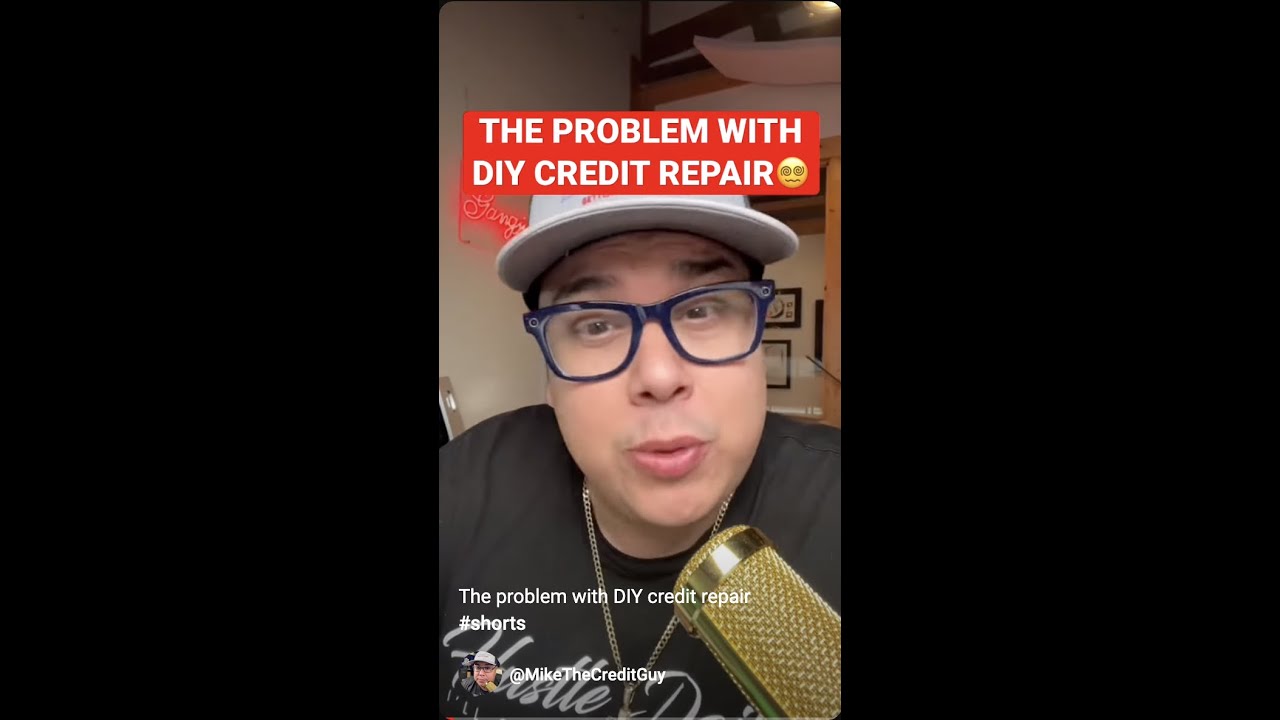 The problem with DIY credit repair #shorts