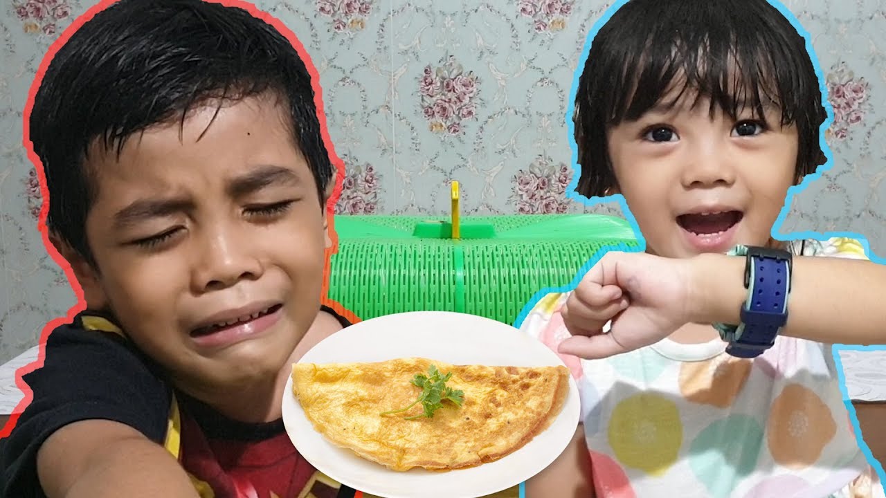 Drama Anak KELAPARAN, Masak Masakan Anak Beneran, Telur Dadar, Imoo Watch Phone