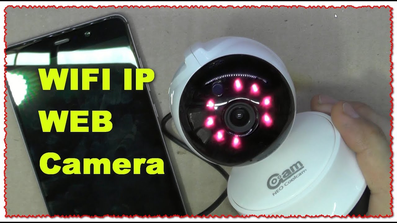 WIFI IP WEB Camera HD Mini CCTV Камера обзор и тест