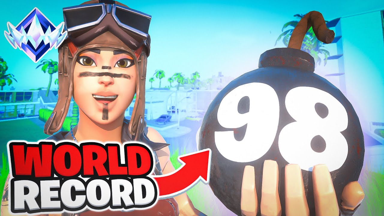 98 KILLS AND WORLD RECORD IN FORTNITE RELOAD RANKED