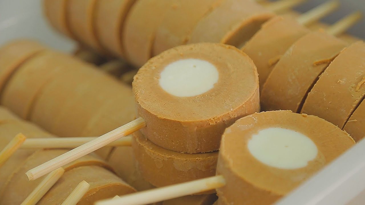 清涼消暑的造型冰棒生產-台灣美食│Popsicle Production Factory-Taiwanese Food